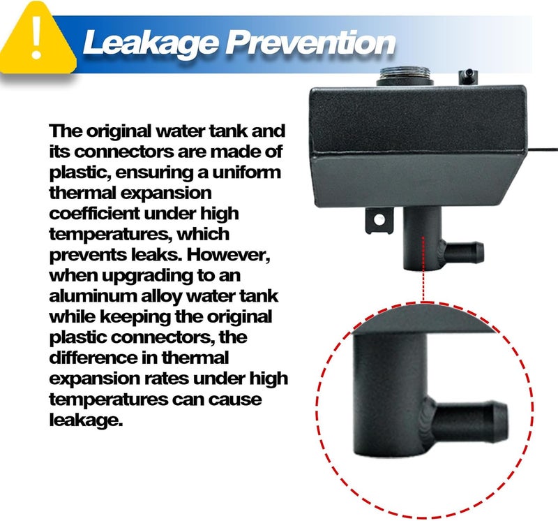 KOKSHELY Aluminum JL Coolant Reservoir Tank Wrangler JL Coolant Reservoir Jeep JL Coolant Reservoir Jeep Wrangler JL 2.0 Coolant Reservoir 2018+ & Gladiator JT Coolant Reservoir Expansion Bottle - Image 4